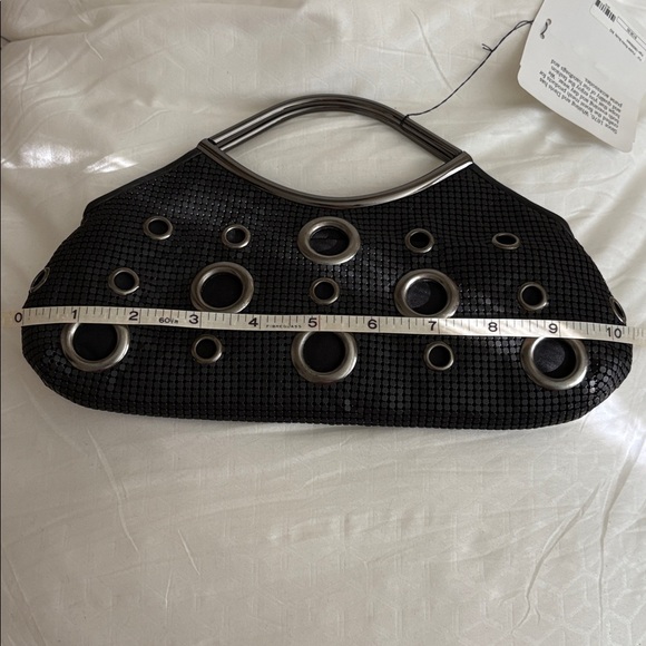 Whiting & Davis: Black Mesh Clutch - Picture 4 of 4